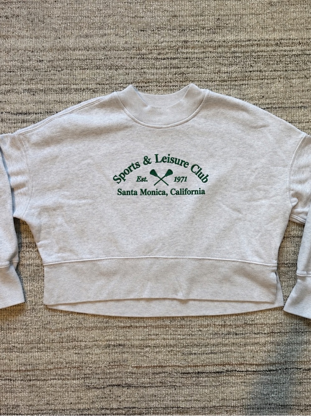 Abercrombie Crop Crewneck Sweatshirt
